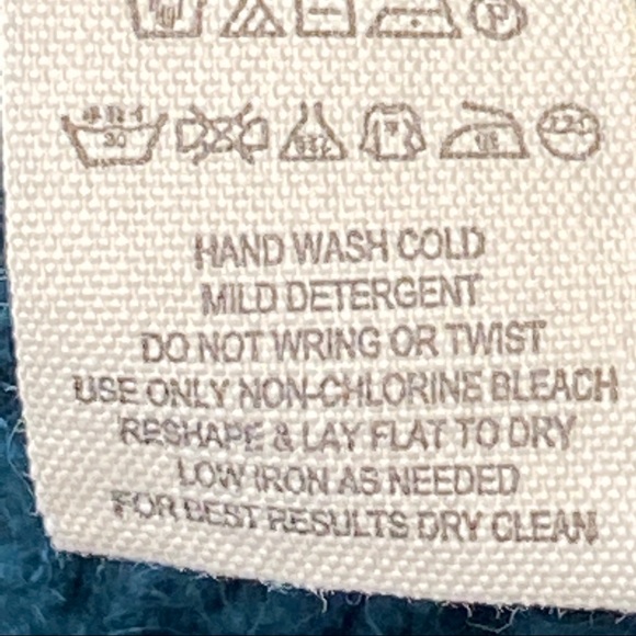 Free People Green Cropped Sweater Alpaca Wool Blend  Knit Size Small Petite - Picture 11 of 15